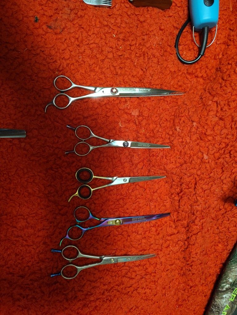 Professional Pet Grooming Shears And Thinners