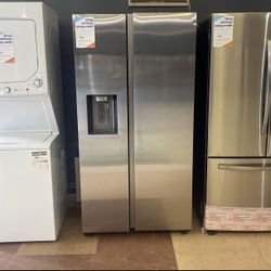 Samsung Side By Side Refrigerator With Water Dispenser And Ice Maker