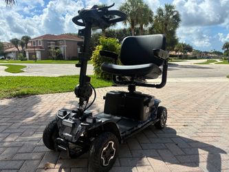 4-Wheel Electric Mobility Scooter Black Camo
