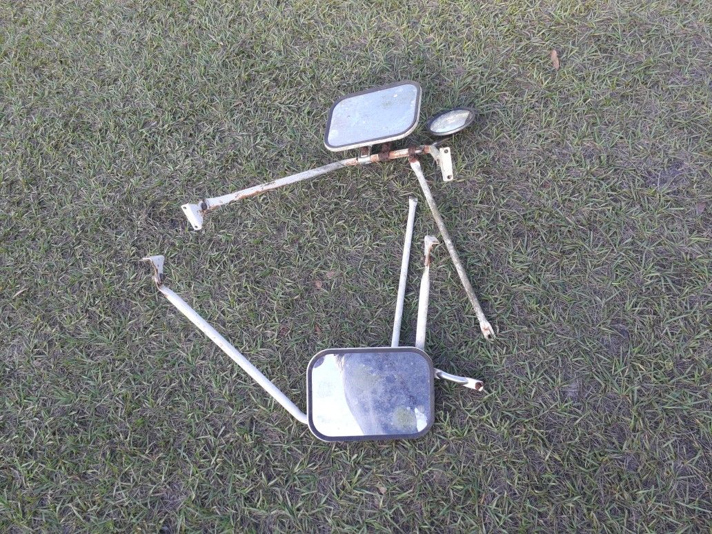 Old Skool RV/truck Door Mount Mirrors
