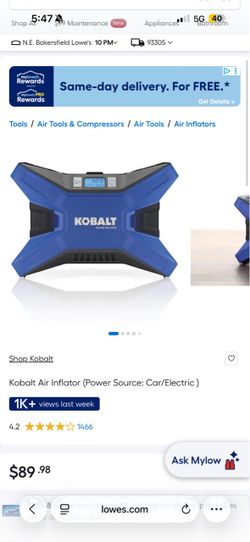 Kobalt air inflator
