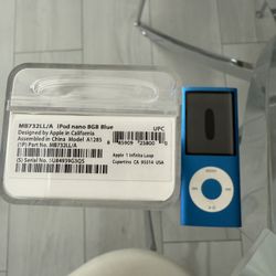 Apple iPod Blue Nano 8gb