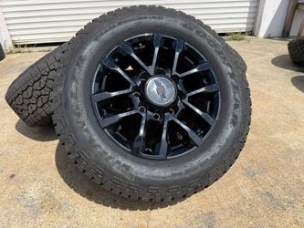 FREE DELIVERY 20” OEM 2025 Chevy Silverado 2500HD LTZ Wheels z71 Goodyear LT275/65R20 8x180 GMC 