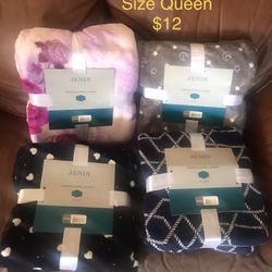 Brand New Soft Blankets Size Queen