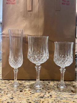 Vintage 1980’s Crystal Stemware Set