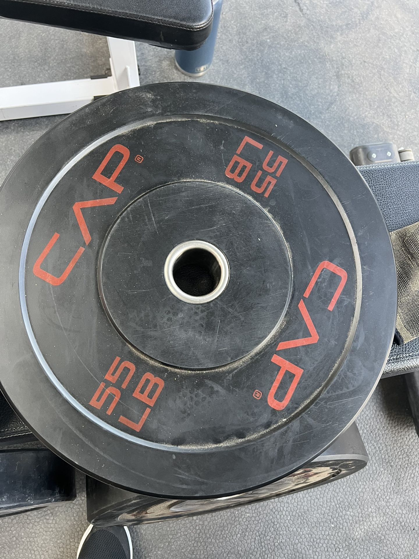 Pair Of 55lb Bumper Plates