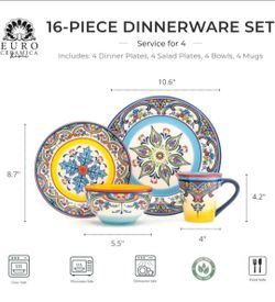 Zanzibar dining set for 4