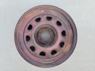 Single Original Dodge Plymouth 16" Rim Artillery Wheel 5x4-1/2"