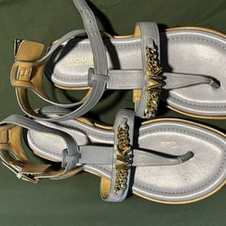 Michael Kors Blue Sandles 