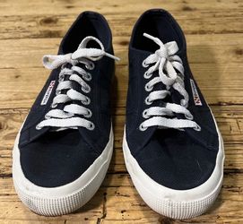 Superga Cotu Classic navy blue sneakers size 39 1/2 women's 8.5 (9) men's 7