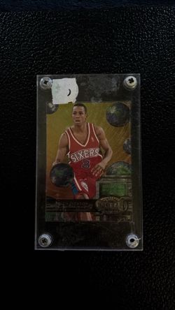 Allen Iverson Fleer Metal Universe Basketball Card