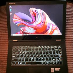 Touchscreen 13" 2 In 1 Laptop/Tablet Intel Core i7 CPU 8GB RAM 256GB SSD Webcam 3200x1800 QHD LCD Wi-Fi & Bluetooth Wireless Windows 11 Professional 