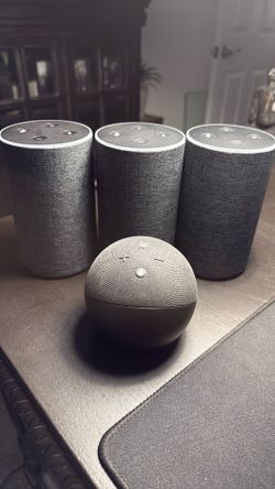 Echo Smart Speakers (2nd and 4th gen) Set of 4