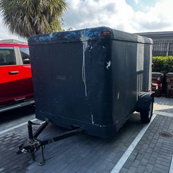 Trailer 6x10 "2012" Obviously Used And Ugly But Still Functional Pulls Great No Leaks, Clean Documentation In Hand ✋️ READ DESCRIPTION FIRST, LEA.