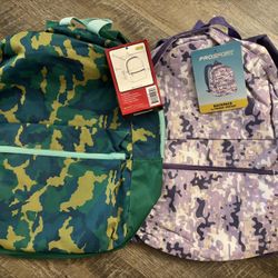 2 - 17” Backpacks. $15