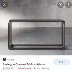 New Sold Out Arhaus Bertogne Console