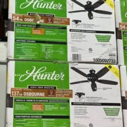 Hunter Osborne 54in Ceiling Fan w/ LED lights