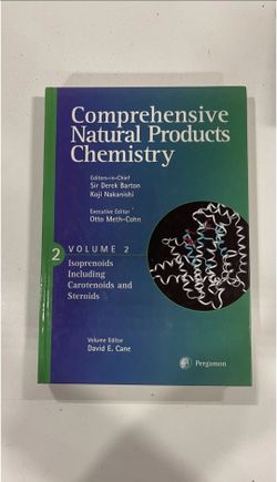 Comprehensive Natural Products Chemistry, Volume 2: Isoprenoids | Pergamon 1999 Hardcover
