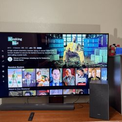 60” Samsung Smart Tv Bundle 