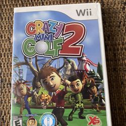 Crazy Mini Golf 2 Wii Game 
