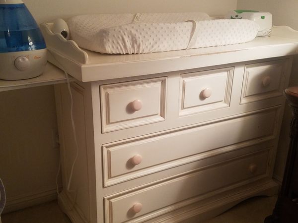 Solid Wood Dresser Changing Table For Sale In Carson Ca Offerup