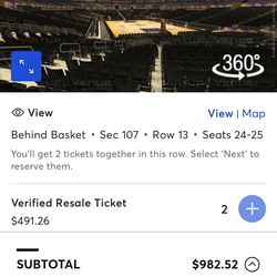 2 LAKERS VS THUNDER TIX. 4/7