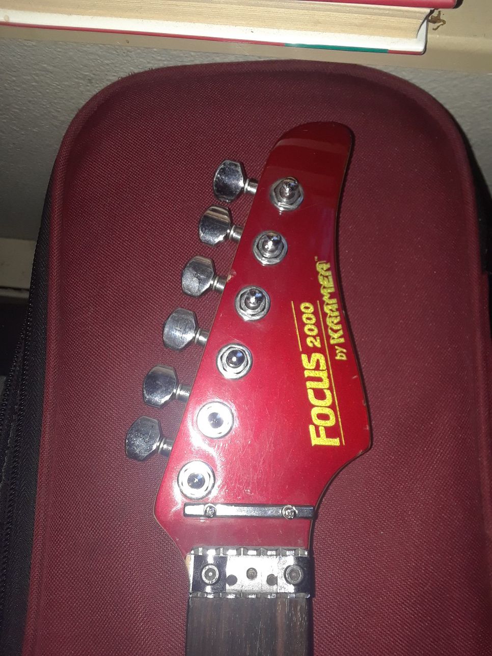 Red KRAMER focus guitar