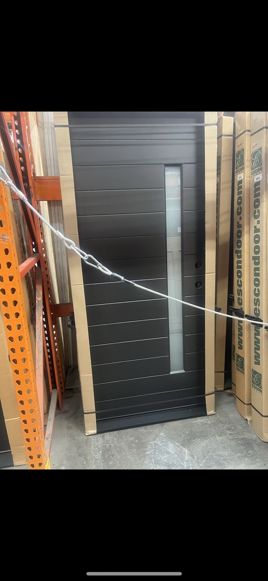 MODERN EXTERIOR DOOR LEFT OPEN DOOR ONLY LIKE NEW