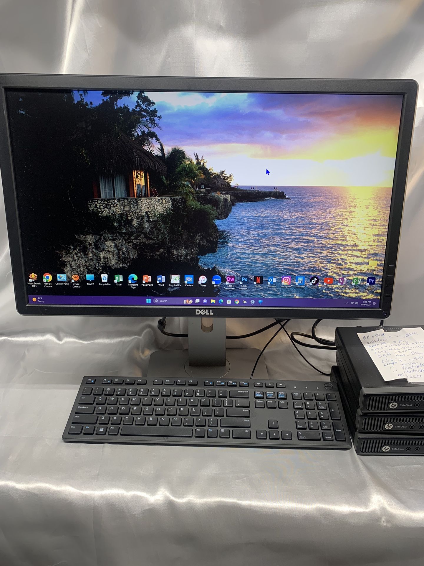Dell 24 inch Widescreen 1920 x 1080 LED LCD Monitor - E2414H with stand