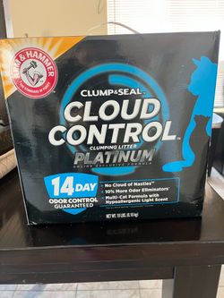 Cloud control kitty litter ARM & HAMMER