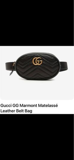 Gucci Marmont Matelassé Leather Belt Bag
