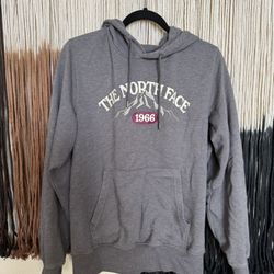 Grey The North Face hoodie; excellent condition