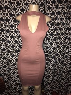 Rose Pink Midi Dress Size Small