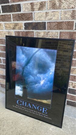 Poster DeMotivator Change 24”x30”
