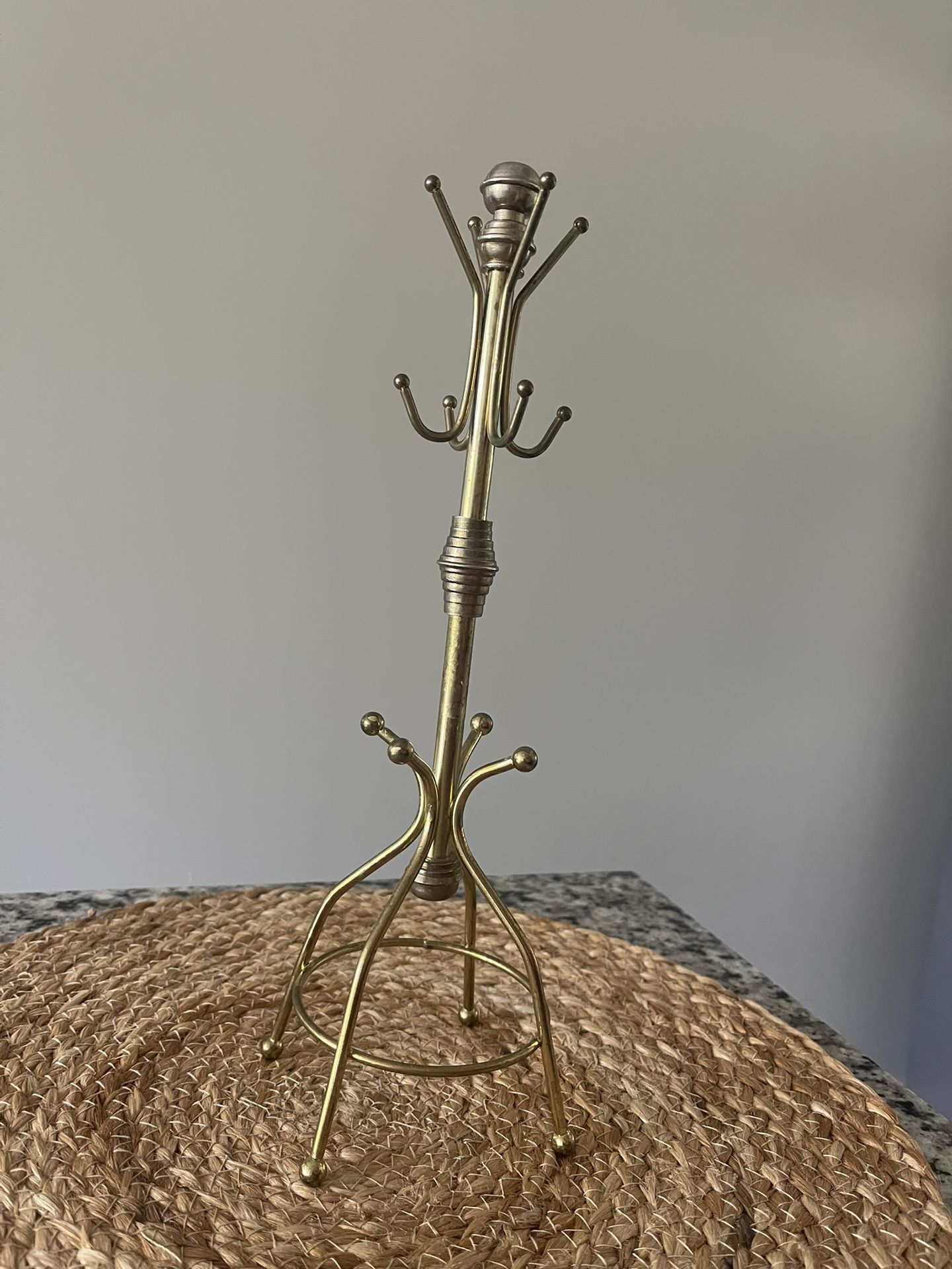 Vintage Brass Jewelry Holder
