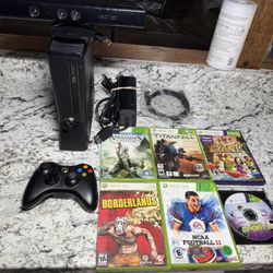 250GB Xbox 360 console with 6 games 