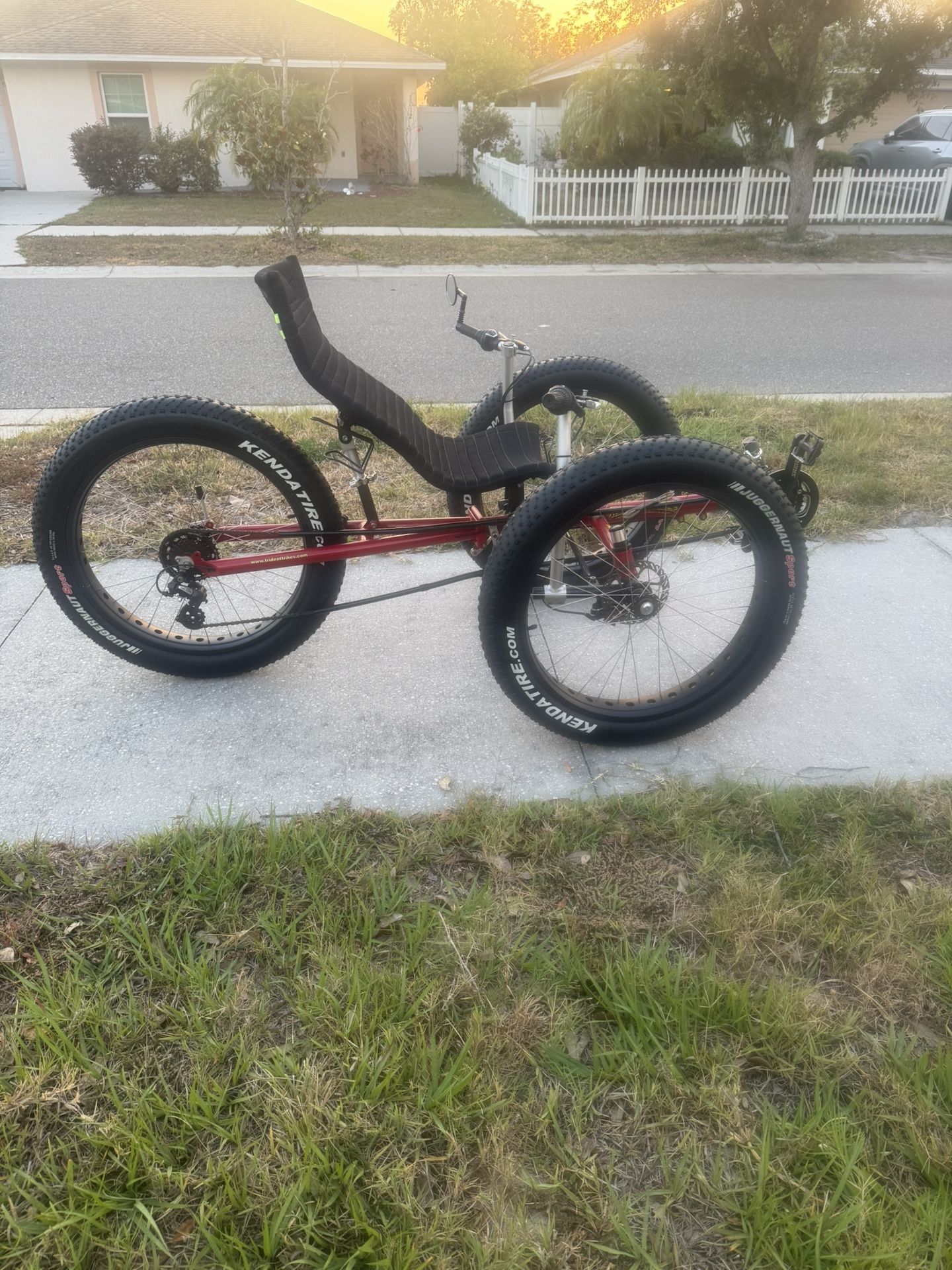 Fat Tire Recumbent Trike.