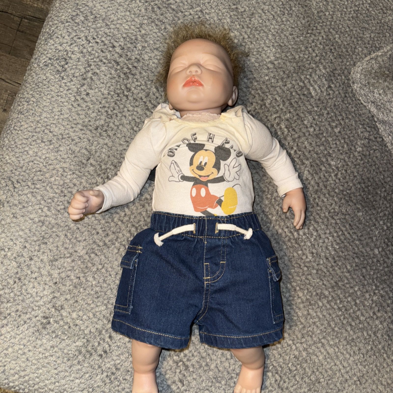 reborn doll newborn pre owned good condition