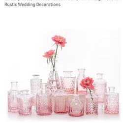 12 Piece Mini Vase Set 