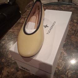TUCKERNUCK NUDE NINA FLATS SIZE 9 WOMAN'S 💯 AUTHENTIC 