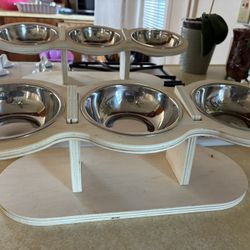 Cat Bowls With Stand