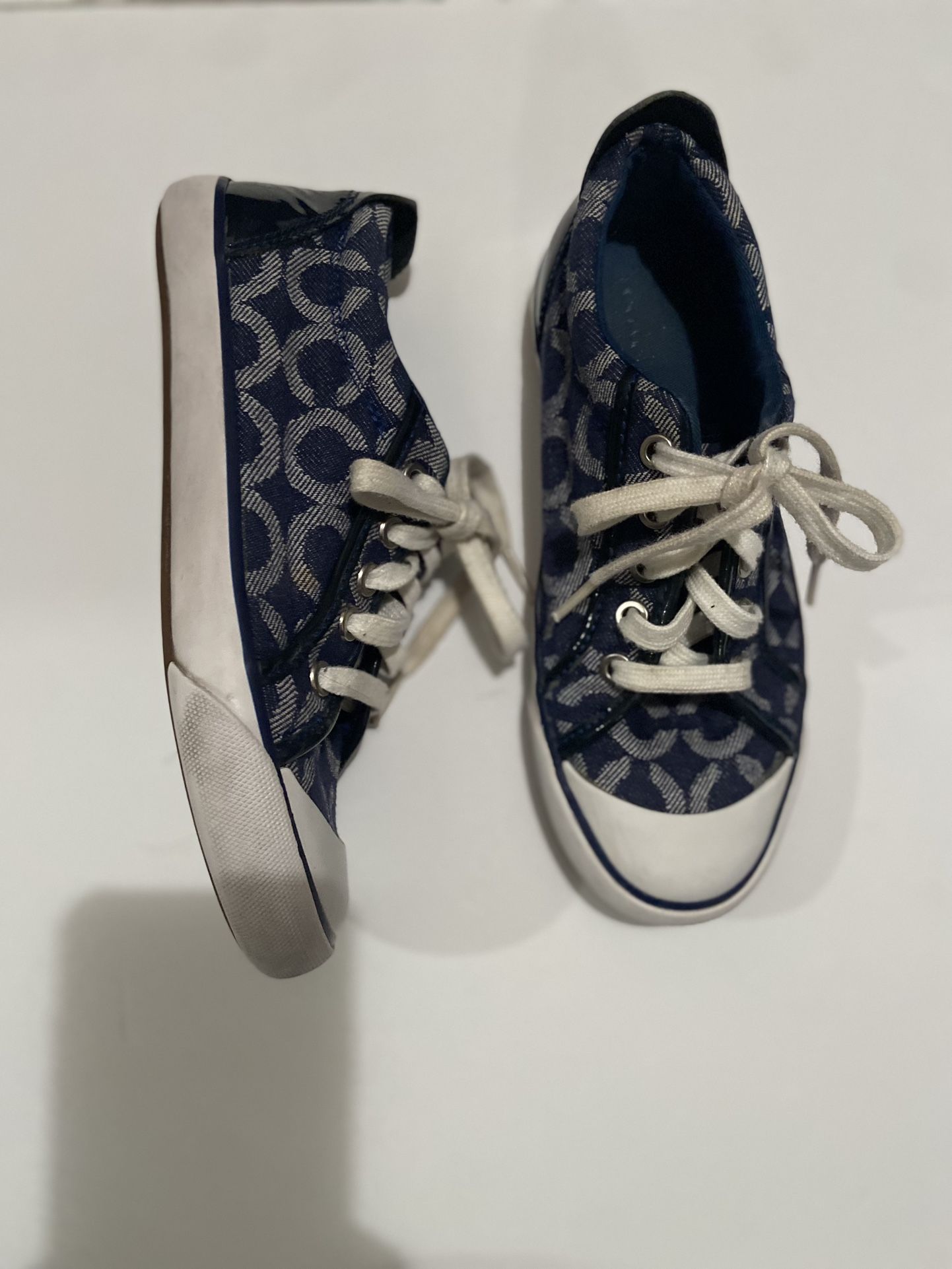 Coach Denim Sneakers Size: 5.5