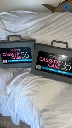 Clik Case 36 Cassette Storage Cases – $20 each