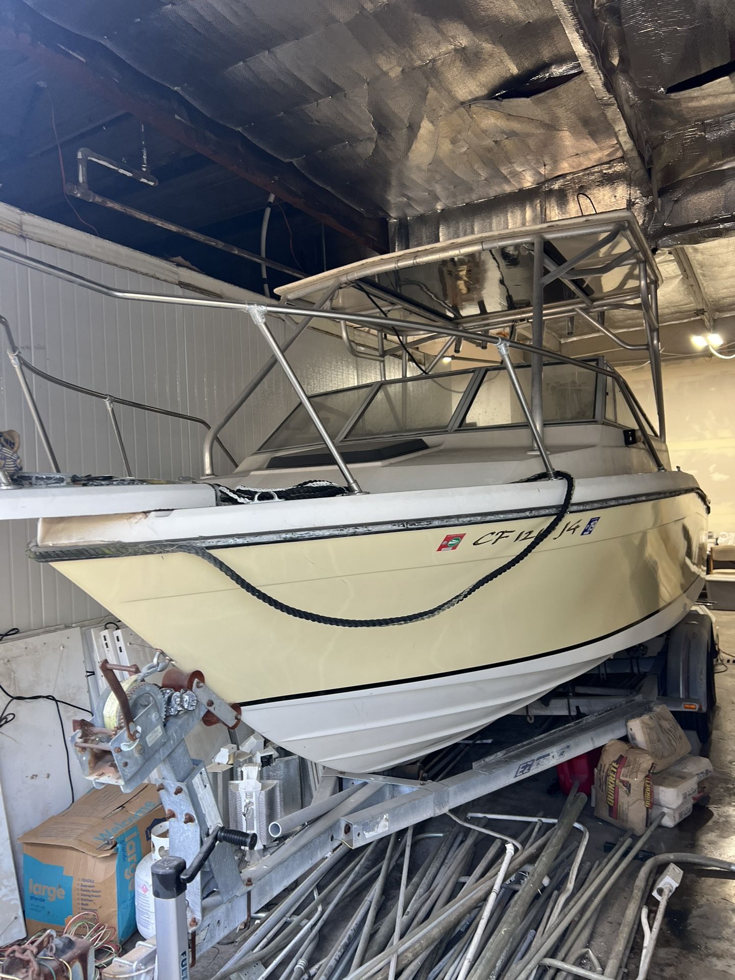 24 Ft Bayliner Fishing Project