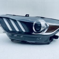2015-2017 FORD MUSTANG LEFT DRIVER SIDE HEADLIGHT HID XENON OEM COMPLETE