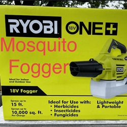 New RYOBI ONE+ 18V Cordless Battery Fogger/Mister with 2.0 Ah Battery and Charger $75 Firm