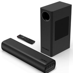 Soundbar and Subwoofer with Remote