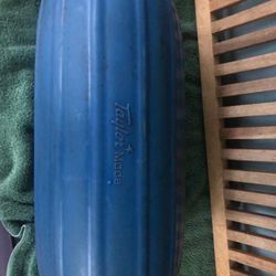2 Taylor Made Products 1026 Big B Inflatable Vinyl Boat Fender with Center Rope Tube 8 inch x 20 Blue