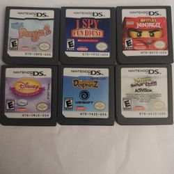 6 Nintendo DS Games $10 Each 