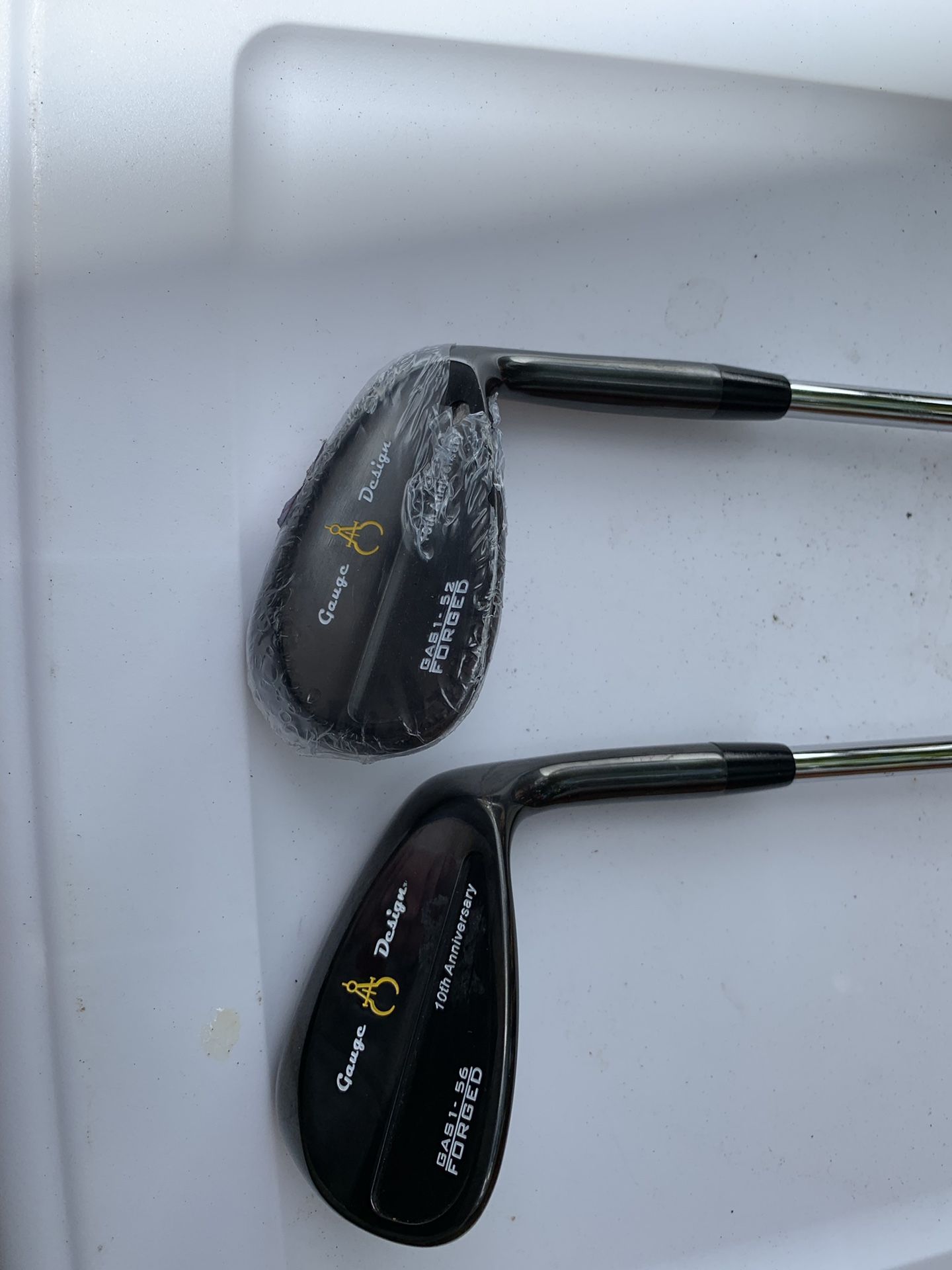 Golf Clubs David Whitlam Gauge Design 10th Year Anniversary edition Wedges 50, 52 and 56 degrees.